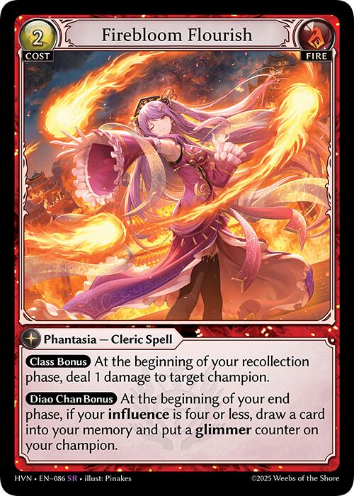Firebloom Flourish (086) [Abyssal Heaven] | Card Merchant Takapuna