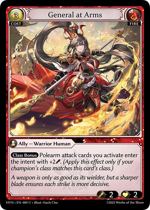 General at Arms (089) [Abyssal Heaven] | Card Merchant Takapuna