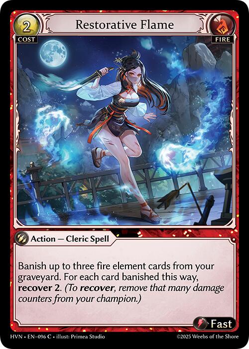 Restorative Flame (096) [Abyssal Heaven] | Card Merchant Takapuna