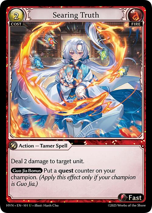 Searing Truth (101) [Abyssal Heaven] | Card Merchant Takapuna