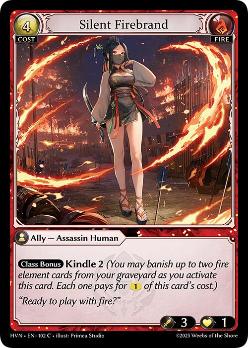 Silent Firebrand (102) [Abyssal Heaven] | Card Merchant Takapuna
