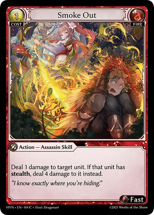 Smoke Out (104) [Abyssal Heaven] | Card Merchant Takapuna