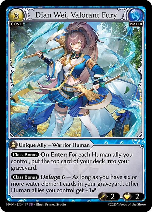 Dian Wei, Valorant Fury (117) [Abyssal Heaven] | Card Merchant Takapuna
