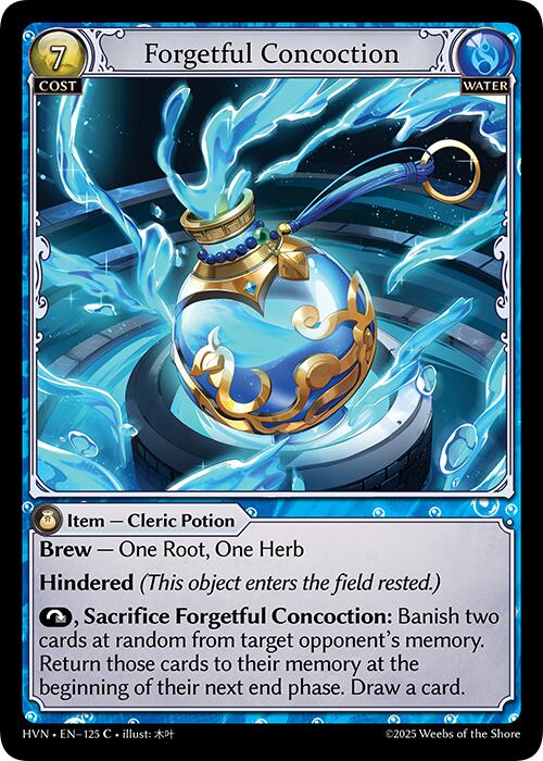 Forgetful Concoction (125) [Abyssal Heaven] | Card Merchant Takapuna