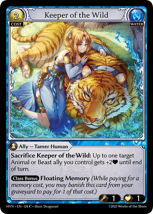 Keeper of the Wild (128) [Abyssal Heaven] | Card Merchant Takapuna