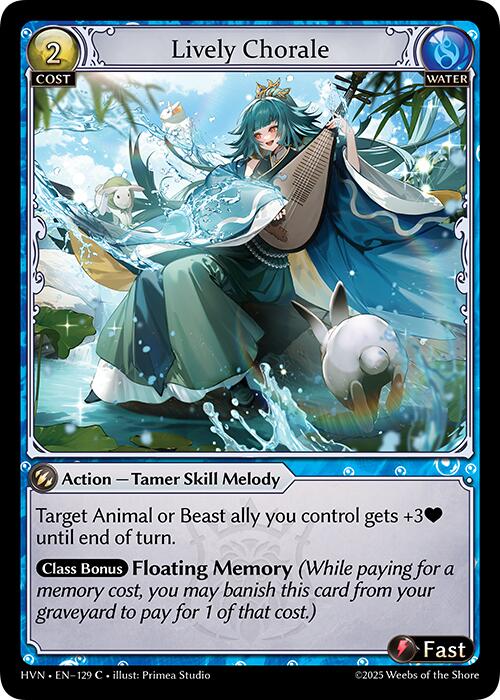 Lively Chorale (129) [Abyssal Heaven] | Card Merchant Takapuna