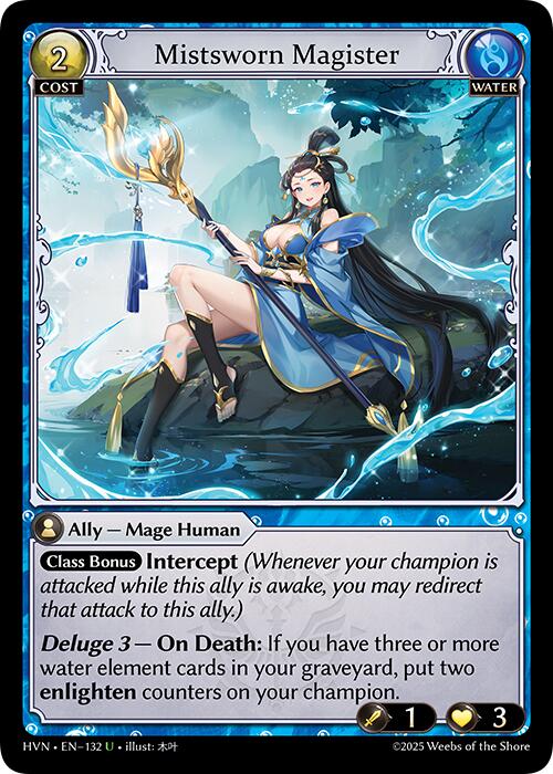 Mistsworn Magister (132) [Abyssal Heaven] | Card Merchant Takapuna