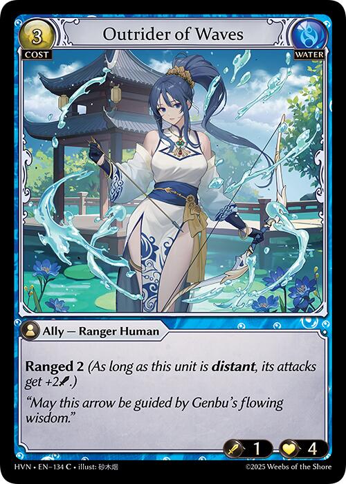 Outrider of Waves (134) [Abyssal Heaven] | Card Merchant Takapuna