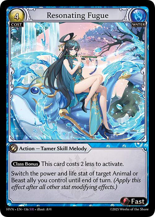 Resonating Fugue (136) [Abyssal Heaven] | Card Merchant Takapuna