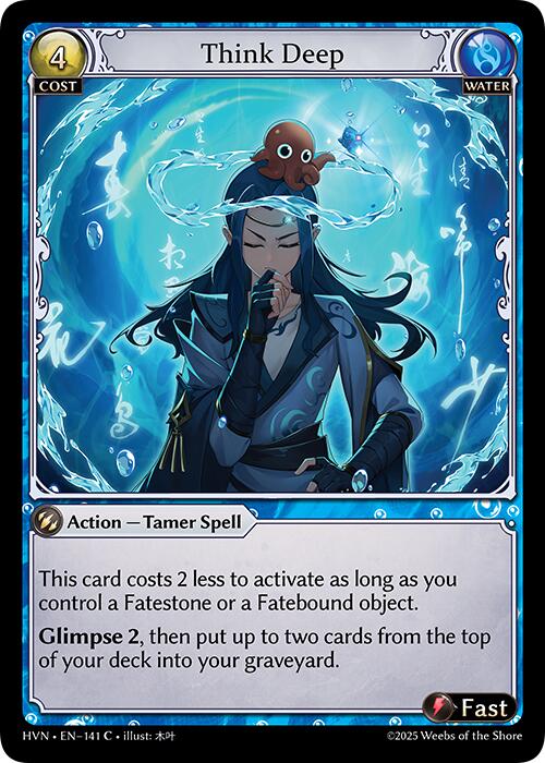 Think Deep (141) [Abyssal Heaven] | Card Merchant Takapuna