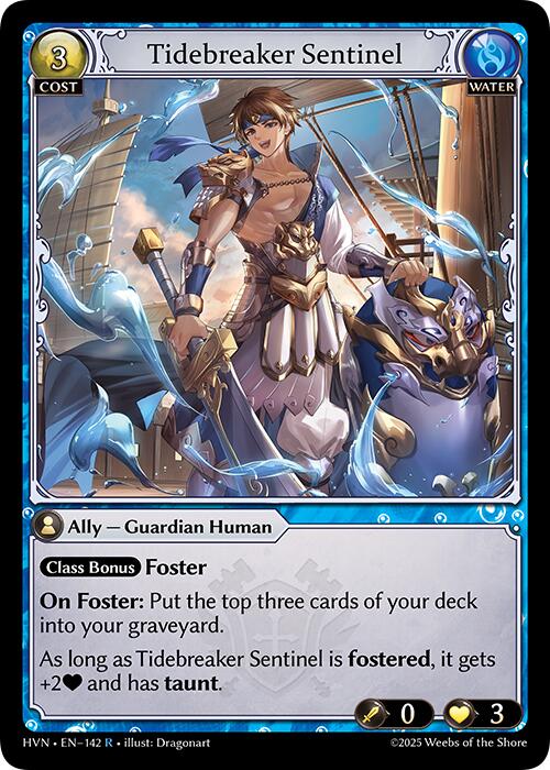 Tidebreaker Sentinel (142) [Abyssal Heaven] | Card Merchant Takapuna