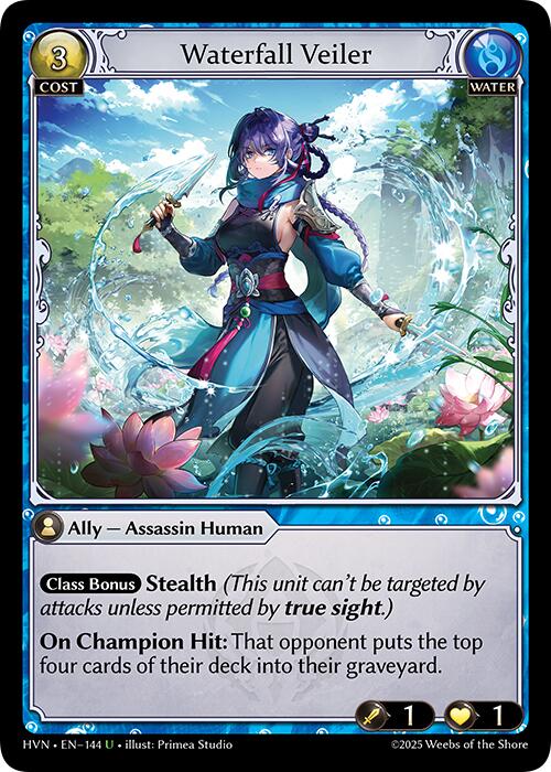 Waterfall Veiler (144) [Abyssal Heaven] | Card Merchant Takapuna