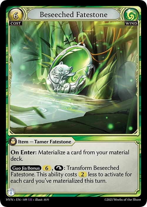 Beseeched Fatestone // Daunting Panda (149) [Abyssal Heaven] | Card Merchant Takapuna