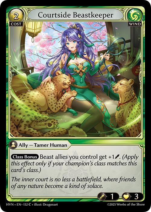 Courtside Beastkeeper (152) [Abyssal Heaven] | Card Merchant Takapuna