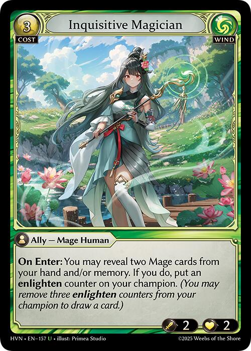 Inquisitive Magician (157) [Abyssal Heaven] | Card Merchant Takapuna
