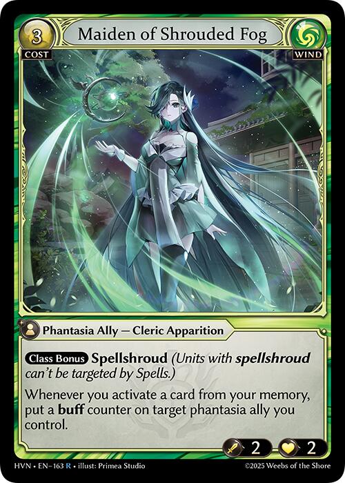Maiden of Shrouded Fog (163) [Abyssal Heaven] | Card Merchant Takapuna