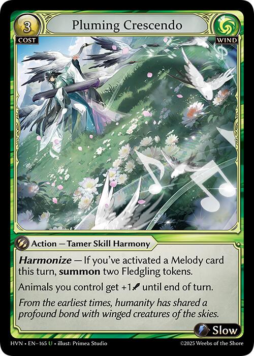 Pluming Crescendo (165) [Abyssal Heaven] | Card Merchant Takapuna