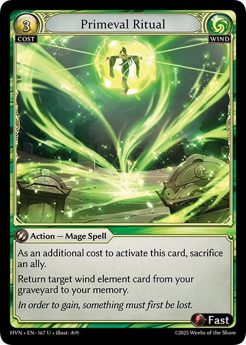 Primeval Ritual (167) [Abyssal Heaven] | Card Merchant Takapuna