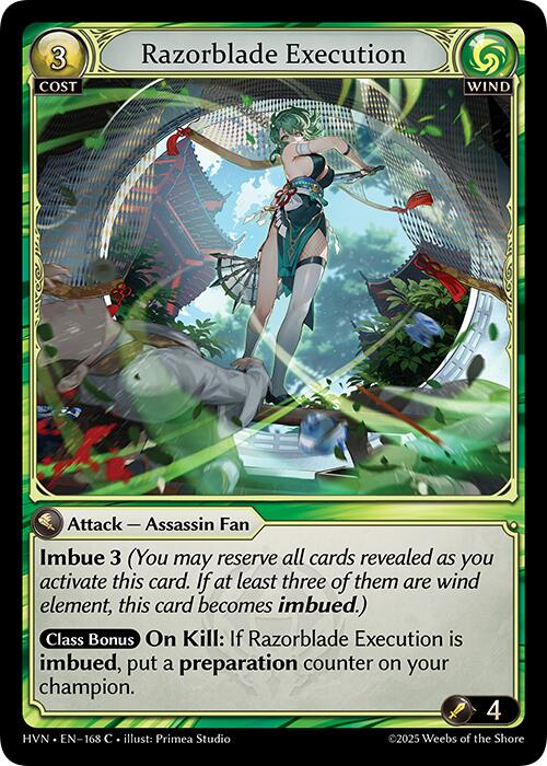 Razorblade Execution (168) [Abyssal Heaven] | Card Merchant Takapuna
