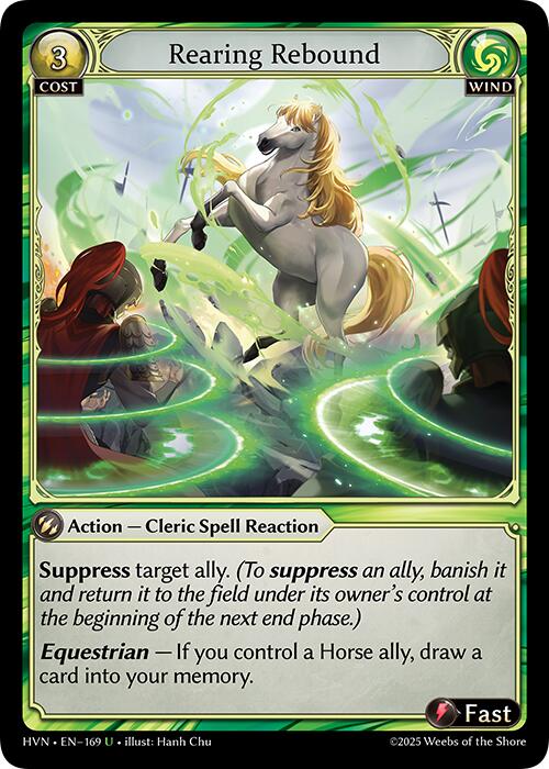 Rearing Rebound (169) [Abyssal Heaven] | Card Merchant Takapuna