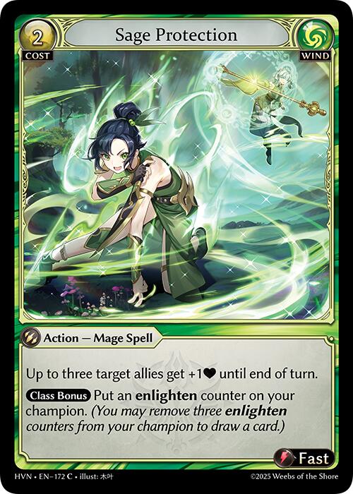 Sage Protection (172) [Abyssal Heaven] | Card Merchant Takapuna