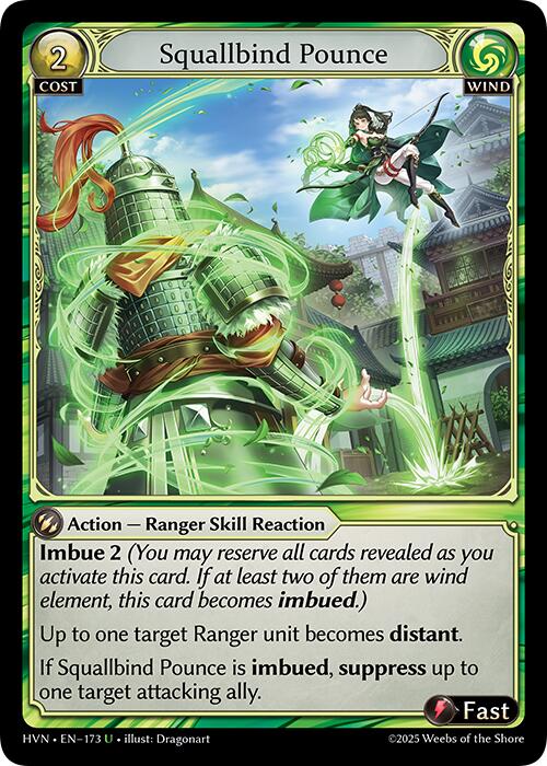 Squallbind Pounce (173) [Abyssal Heaven] | Card Merchant Takapuna