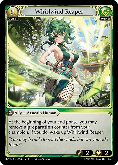Whirlwind Reaper (178) [Abyssal Heaven] | Card Merchant Takapuna