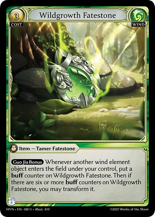 Wildgrowth Fatestone // Elder Mandrill (180) [Abyssal Heaven] | Card Merchant Takapuna