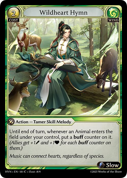 Wildheart Hymn (181) [Abyssal Heaven] | Card Merchant Takapuna