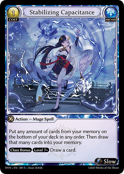 Stabilizing Capacitance (189) [Abyssal Heaven] | Card Merchant Takapuna