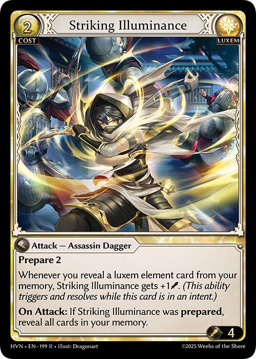 Striking Illuminance (199) [Abyssal Heaven] | Card Merchant Takapuna