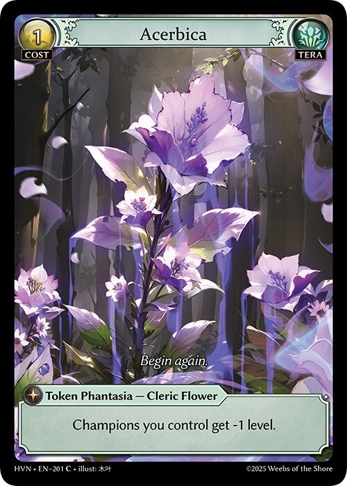 Acerbica (201) [Abyssal Heaven] | Card Merchant Takapuna