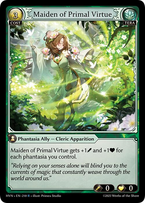 Maiden of Primal Virtue (210) [Abyssal Heaven] | Card Merchant Takapuna