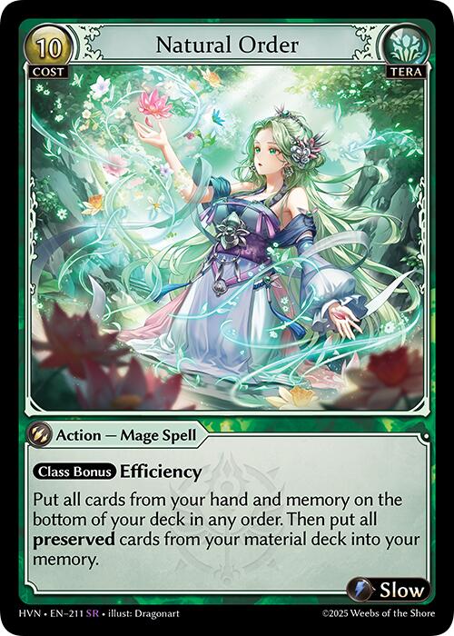 Natural Order (211) [Abyssal Heaven] | Card Merchant Takapuna