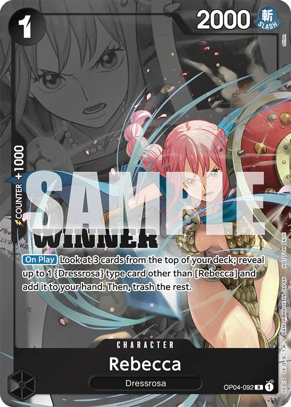 Rebecca (Winner Pack 2025 Vol. 2) [One Piece Promotion Cards] | Card Merchant Takapuna