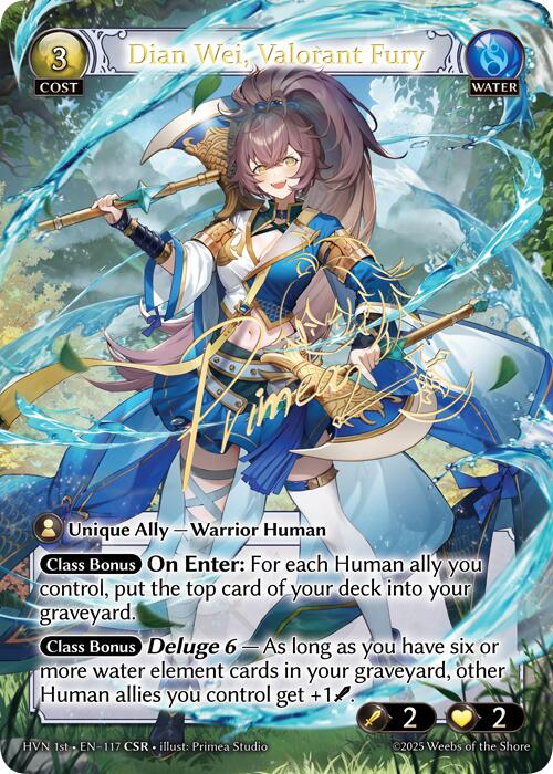 Dian Wei, Valorant Fury (CSR) (117) [Abyssal Heaven] | Card Merchant Takapuna