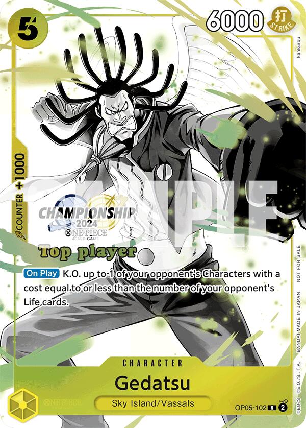 Gedatsu (Championship 2024 Top Player Pack Vol. 2) [One Piece Promotion Cards] | Card Merchant Takapuna