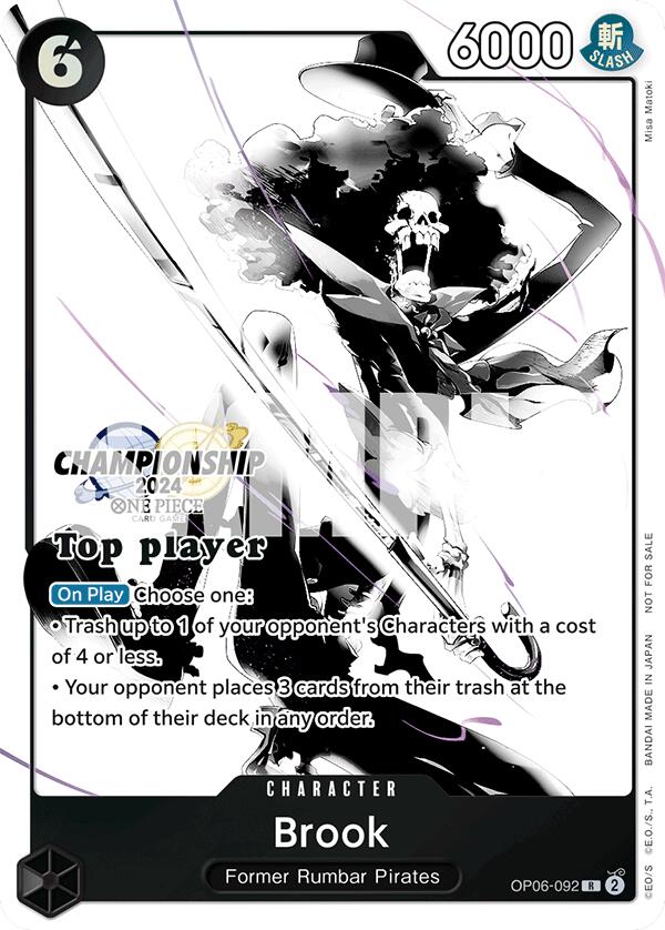 Brook (Championship 2024 Top Player Pack Vol. 2) [One Piece Promotion Cards] | Card Merchant Takapuna