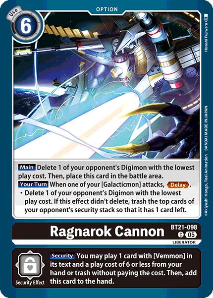 Ragnarok Cannon [BT21-098] [World Convergence] | Card Merchant Takapuna