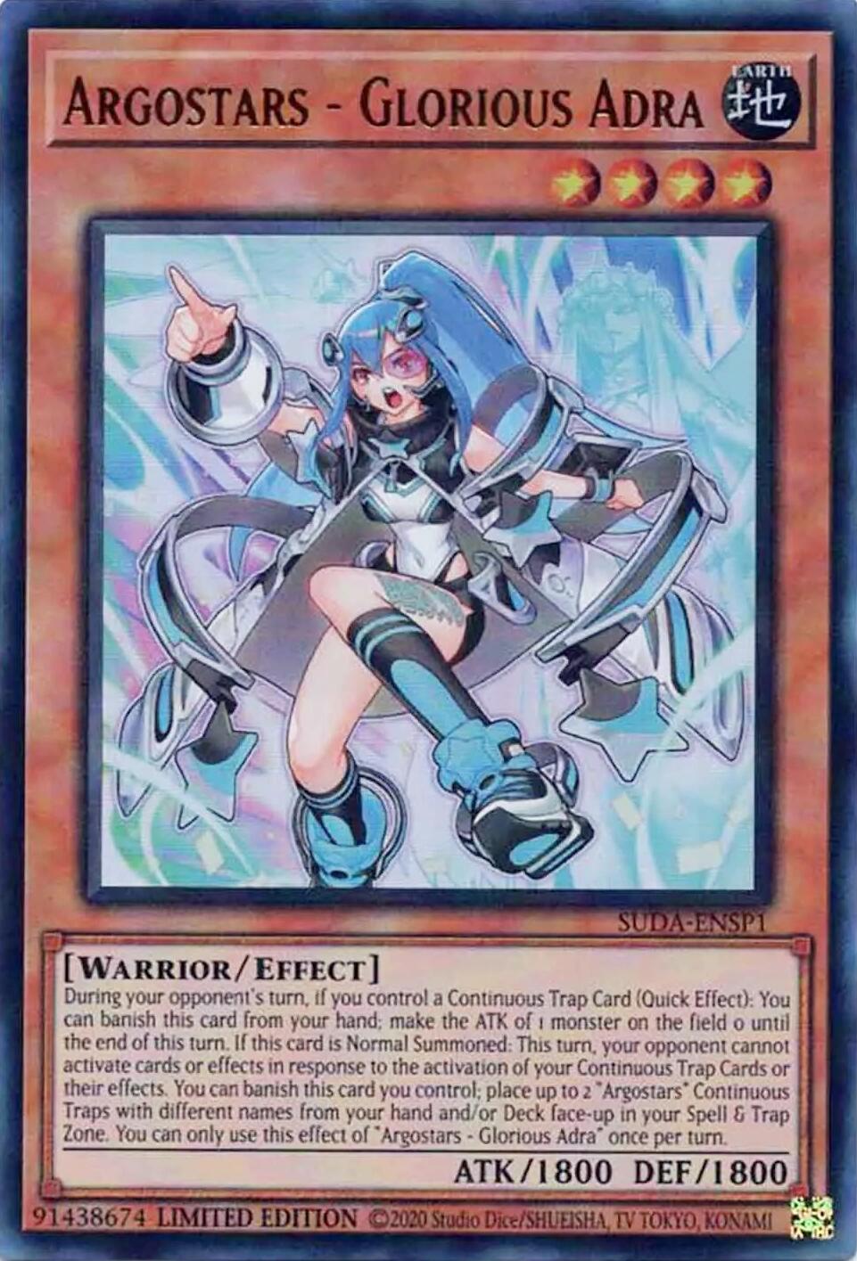 Argostars - Glorious Adra [SUDA-ENSP1] Ultra Rare | Card Merchant Takapuna
