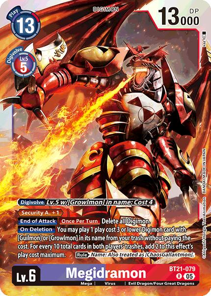 Megidramon [BT21-079] [World Convergence] | Card Merchant Takapuna