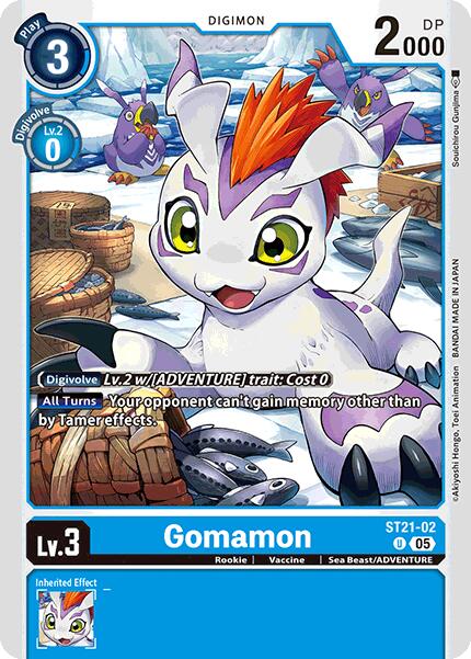 Gomamon [ST21-02] [Starter Deck: Hero of Hope] | Card Merchant Takapuna