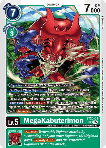 MegaKabuterimon [ST20-09] [Starter Deck: Protector of Light] | Card Merchant Takapuna