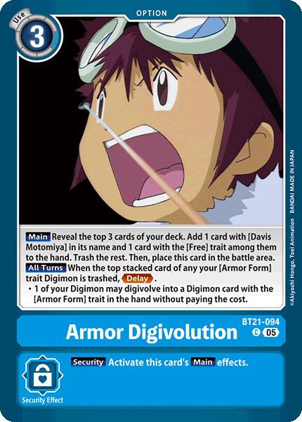 Armor Digivolution [BT21-094] [World Convergence] | Card Merchant Takapuna