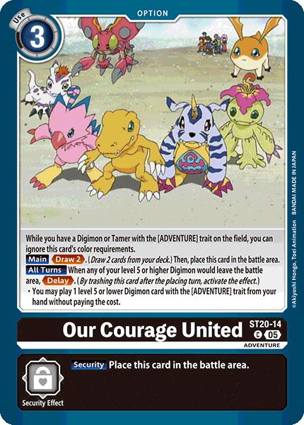 Our Courage United [ST20-14] [Starter Deck: Protector of Light] | Card Merchant Takapuna