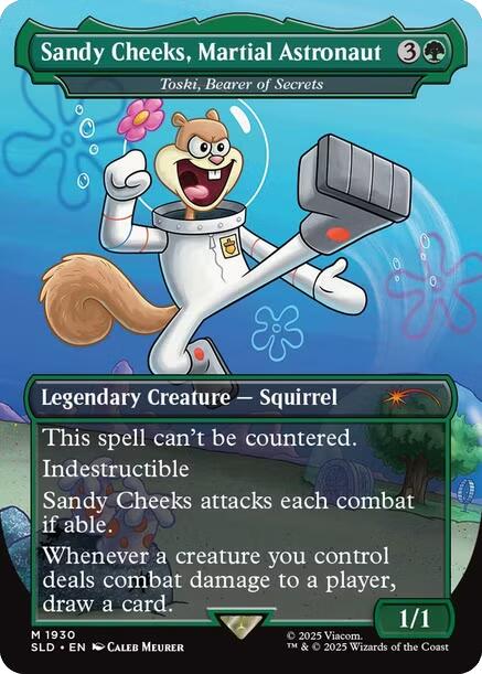 Sandy Cheeks, Martial Astronaut - Toski, Bearer of Secrets [Secret Lair Drop Series] | Card Merchant Takapuna