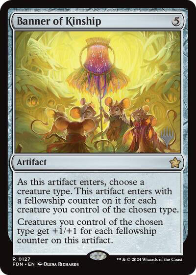 Banner of Kinship (Promo Pack) [Foundations Promos] | Card Merchant Takapuna