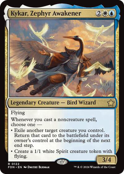 Kykar, Zephyr Awakener (Promo Pack) [Foundations Promos] | Card Merchant Takapuna