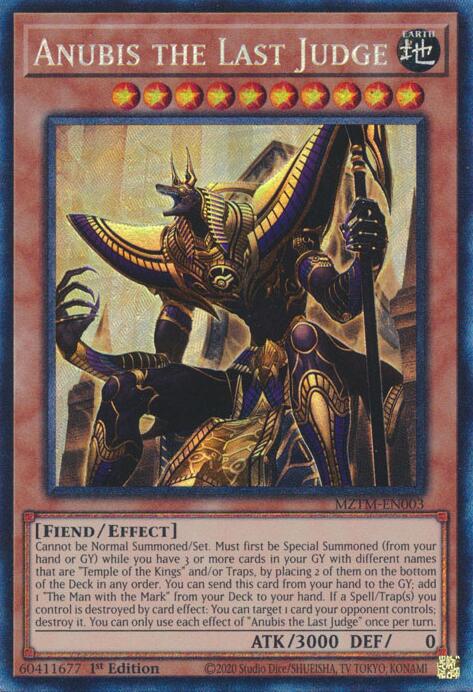 Anubis the Last Judge (Collector's Rare) [MZTM-EN003] Collector's Rare | Card Merchant Takapuna