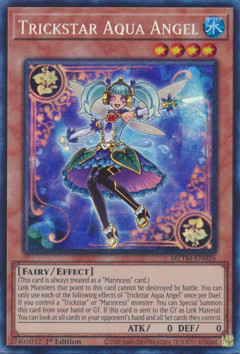 Trickstar Aqua Angel (Collector's Rare) [MZTM-EN026] Collector's Rare | Card Merchant Takapuna